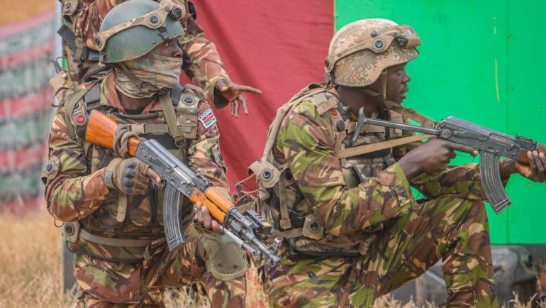 KDF JOINT TRAINING WITH THE BRITISH ARMY