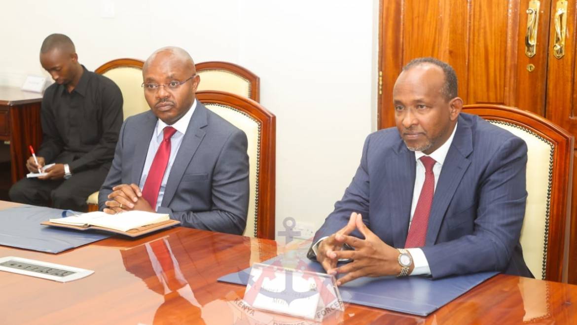 CS DUALE HOSTS ISRAELI AMBASSADOR TO KENYA