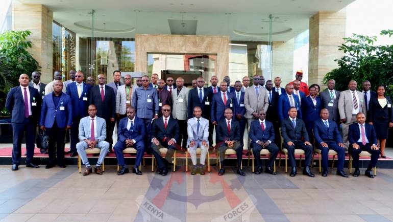 EAC DEFENCE MINISTERS HOLD AN EXTRAORDINARY SECURITY MEETING IN NAIROBI