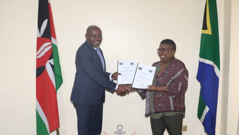 DEFENCE COOPERATION MEETING BETWEEN KENYA AND THE REPUBLIC SOUTH AFRICA