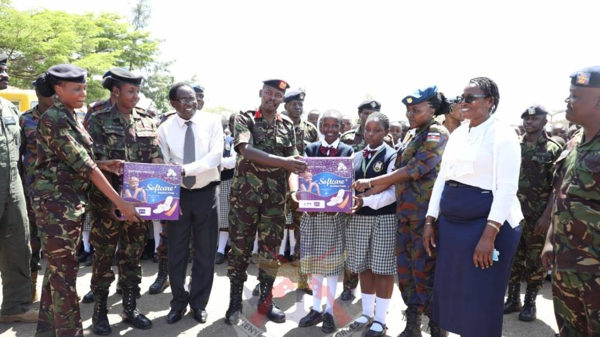 KDF TROOPS CONDUCT CIMIC ACTIVITIES FOR THREE SCHOOLS IN EMBAKASI