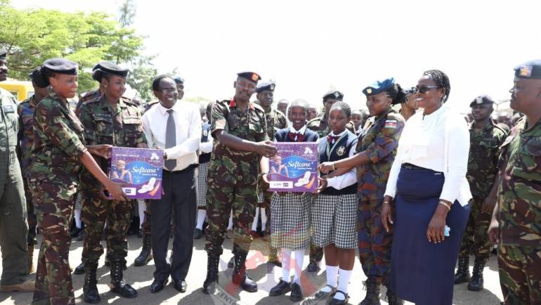 KDF TROOPS CONDUCT CIMIC ACTIVITIES FOR THREE SCHOOLS IN EMBAKASI