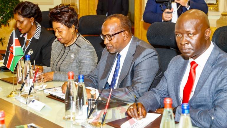 CS DUALE HOLDS BILATERAL TALKS WITH HIS ITALIAN COUNTERPART