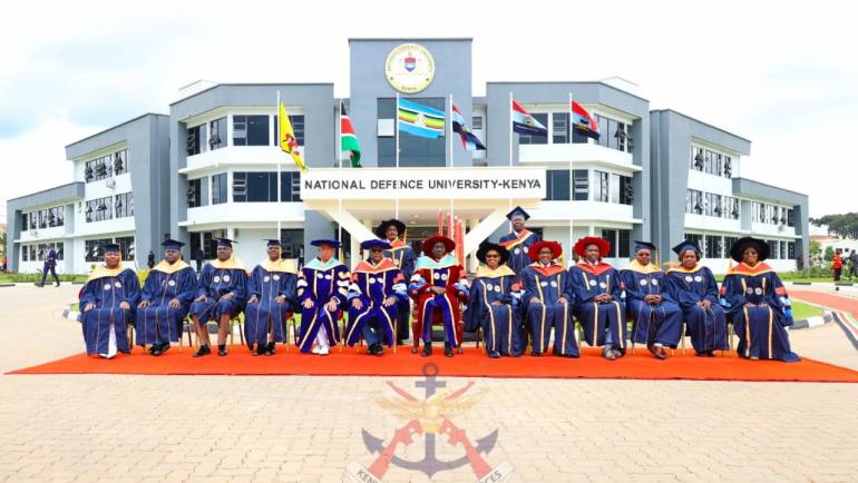 NATIONAL DEFENCE UNIVERSITY-KENYA MARKS FIRST GRADUATION CEREMONY