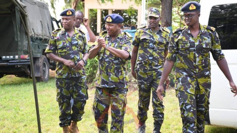 COMMANDER KENYA NAVY VISITS SAILORS AT SHIMONI MARSS STATION
