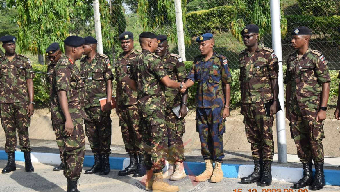 GOC EASTERN COMMAND VISITS MARIAKANI GARISSON