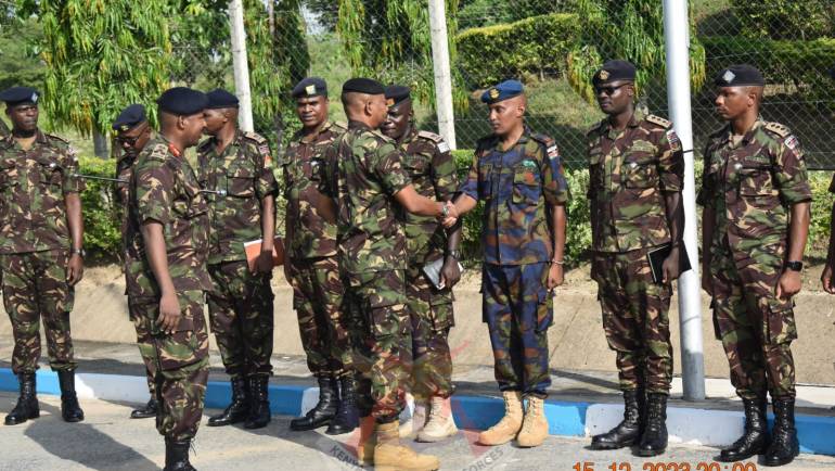 GOC EASTERN COMMAND VISITS MARIAKANI GARISSON