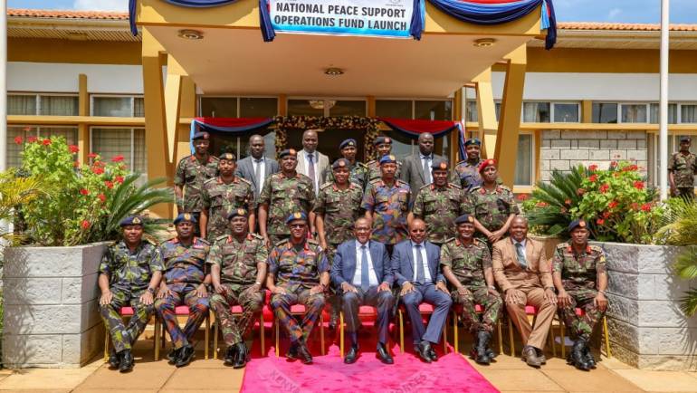 PEACE SUPPORT OPERATIONS FUND SETS SAIL