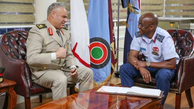 EGYPTIAN MILITARY DELEGATION  VISITS KENYA