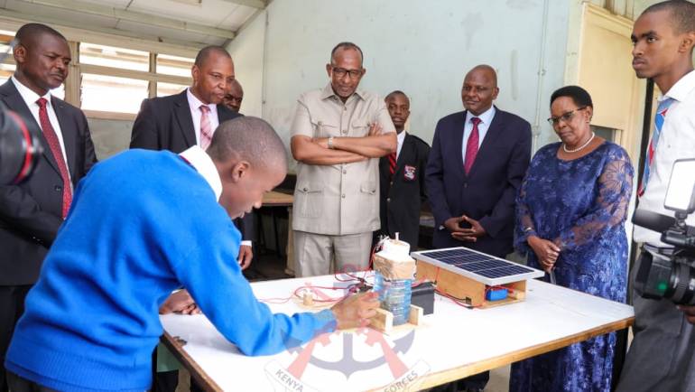 CS DUALE COMMISSIONS NEW DORMITORY AT MOI FORCES ACADEMY