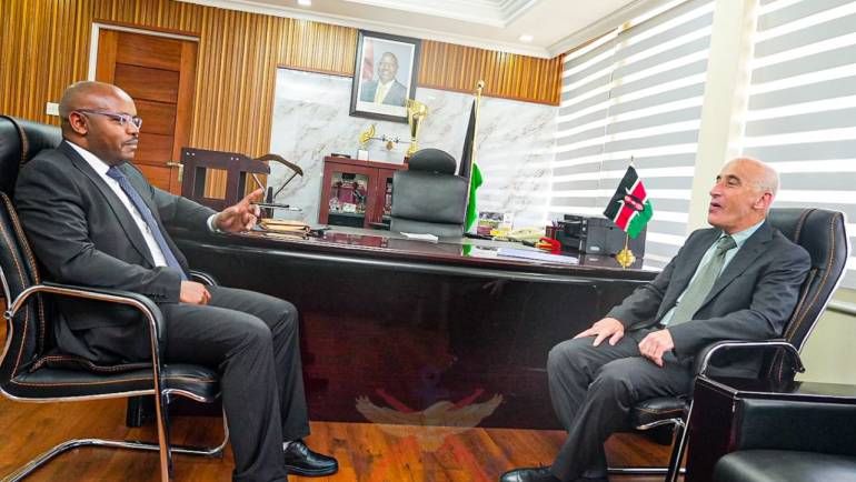 PS MARIRU HOSTS ISRAELI AMBASSADOR