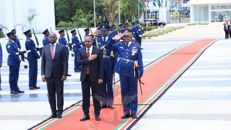 ETHIOPIAN PRIME MINISTER LAYS WREATH AT UGNM&M