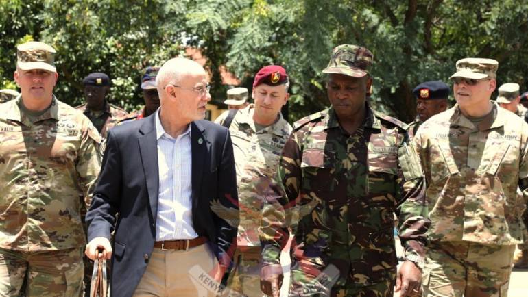 AMBASSADOR ROBERTS SCOTT AND THE DEPUTY ARMY COMMANDER VISIT JA24 PARTICIPANTS AT HPSS