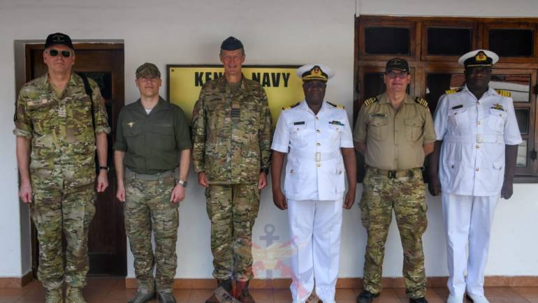 DANISH DEFENCE DELEGATION VISIT KENYA NAVY