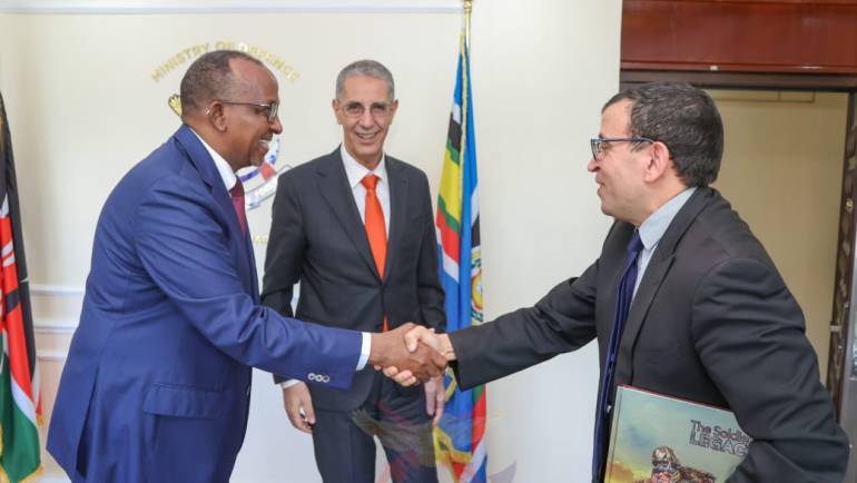 CS DUALE HOSTS ALGERIAN AMBASSADOR TO KENYA