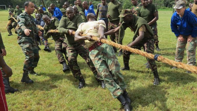 JOINT COMMAND AND STAFF COLLEGE SENIOR COURSE TUG OF WAR TOURNAMENT