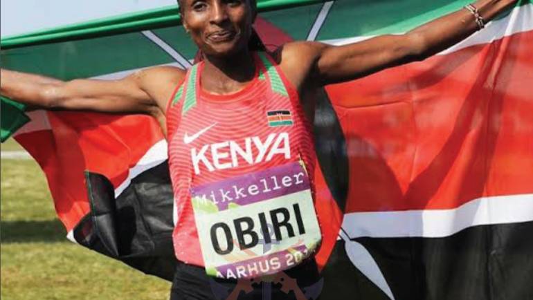 WO2 HELLEN OBIRI DEFENDS BOSTON MARATHON TITLE