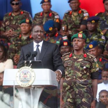 MILITARY HONORS AND MEMORIAL SERVICE FOR GENERAL FRANCIS OMONDI OGOLLA