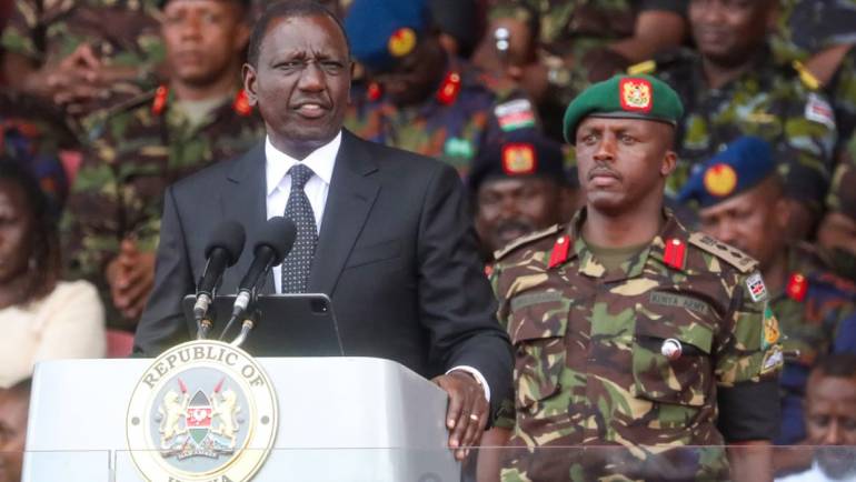 MILITARY HONORS AND MEMORIAL SERVICE FOR GENERAL FRANCIS OMONDI OGOLLA