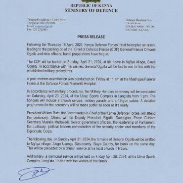PRESS STATEMENTS & UPDATES