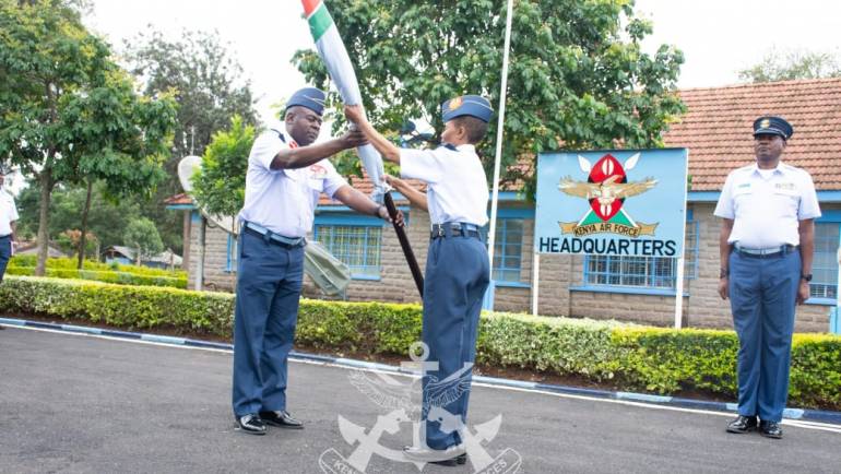 KENYA AIR FORCE WELCOMES NEW COMMANDER