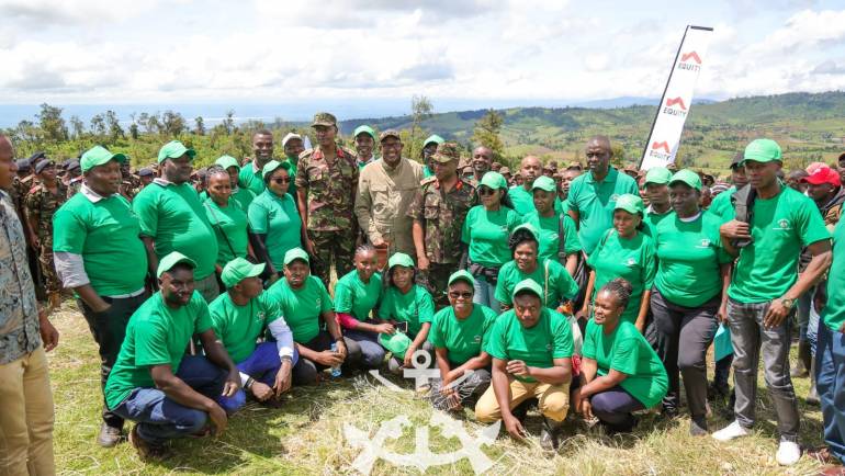 MINISTRY OF DEFENCE JOINS KENYANS IN TREE GROWING EXERCISE