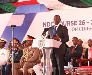 PRESIDENT RUTO OFFICIATES THE 26TH GRADUATION OF THE NATIONAL DEFENCE COLLEGE
