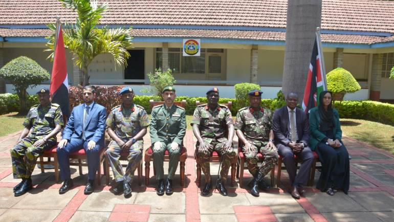 JOINT COMMAND AND STAFF COLLEGE, KAREN HOSTS THE UAE DA TO ETHIOPIA