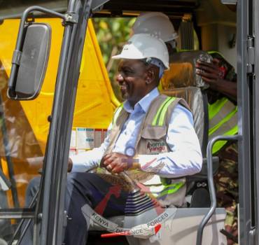 PRESIDENT RUTO COMMISSIONS RIVER REGENERATION ENGINEERING WORKS