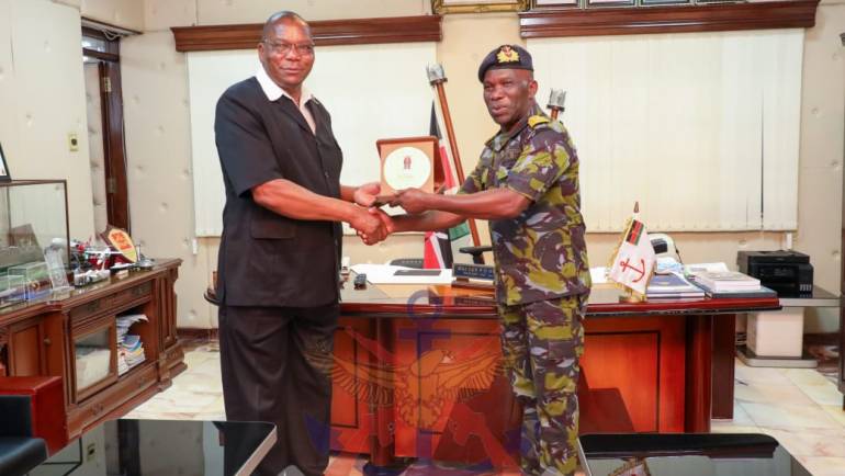 DEFENCE CIVILIAN STAFF POLICY DELEGATION VISITS KENYA NAVY