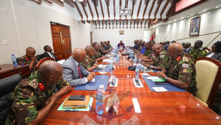 CS DEFENCE CONVENES SECURITY MEETING