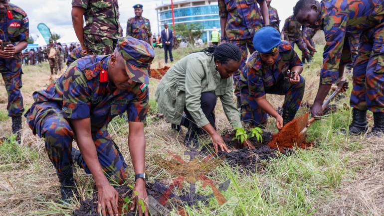 CS DEFENCE LEADS TREE-PLANTING INITIATIVE AT KONZA CITY