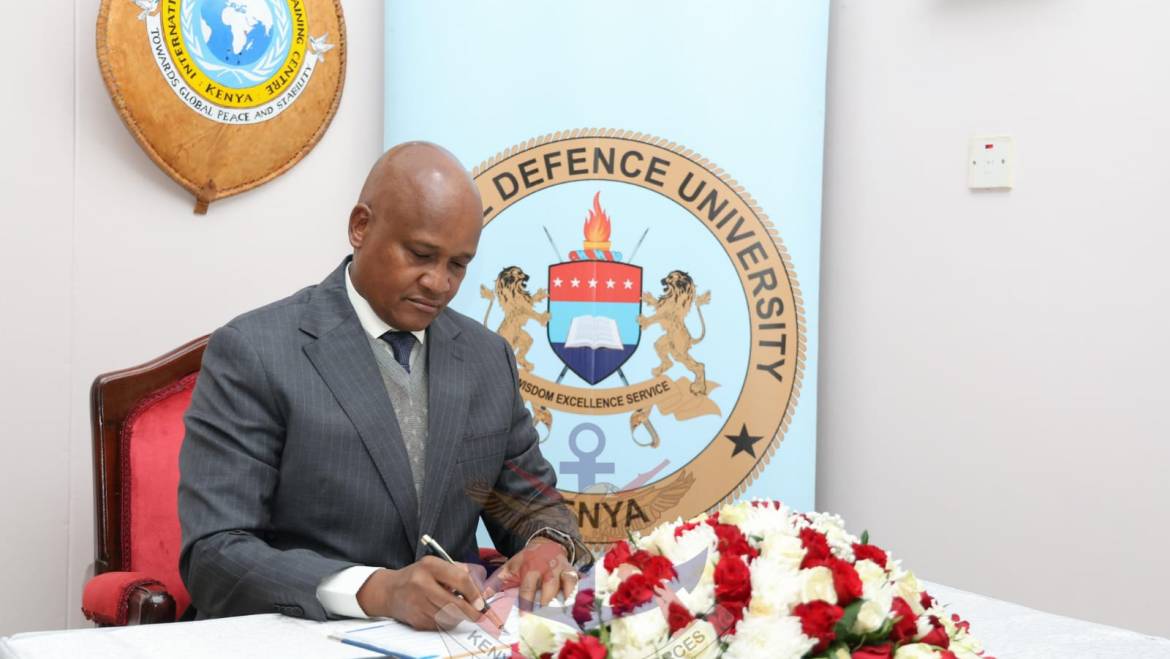 CDF CHAIRS 9TH NDU-K REGULAR COUNCIL MEETING