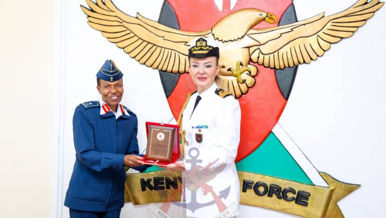 TURKISH DEFENCE ATTACHÉ PAYS COURTESY CALL ON COMMANDER KENYA AIR FORCE