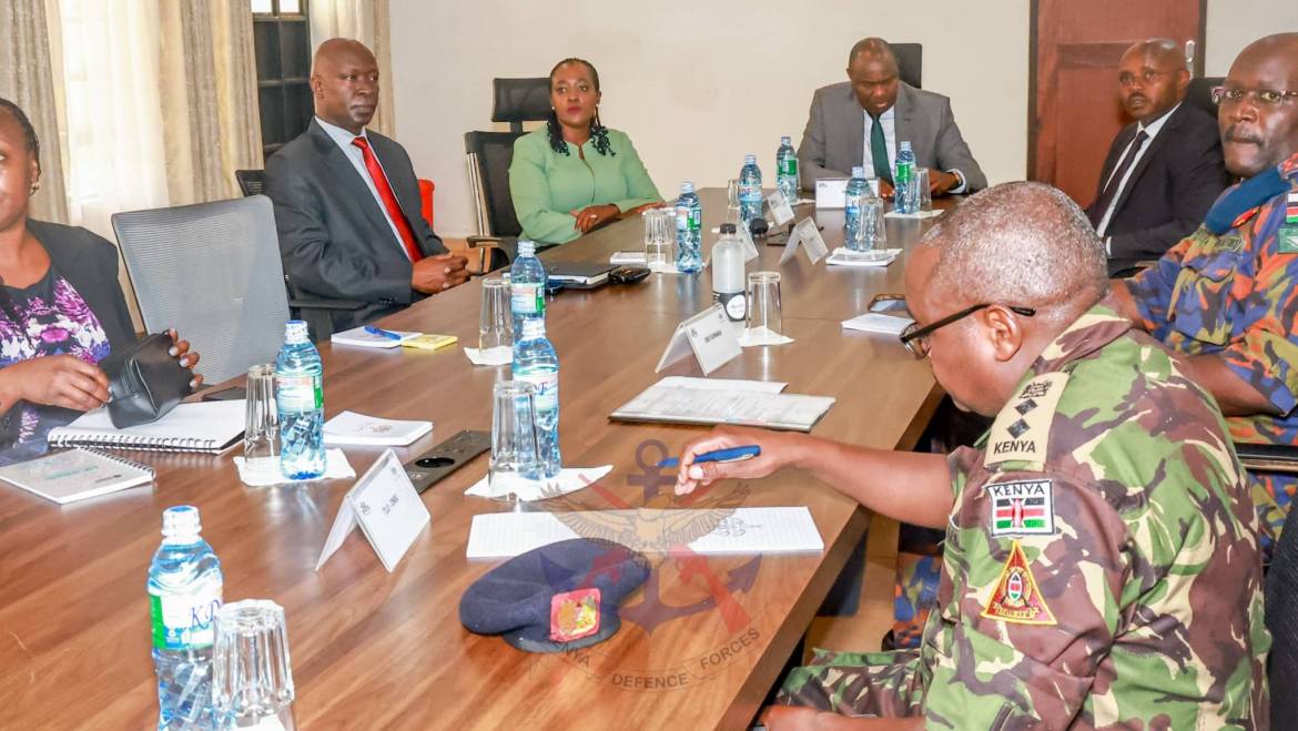 CS DEFENCE HOSTS HEAD OF PUBLIC SERVICE AT UHURU GARDENS