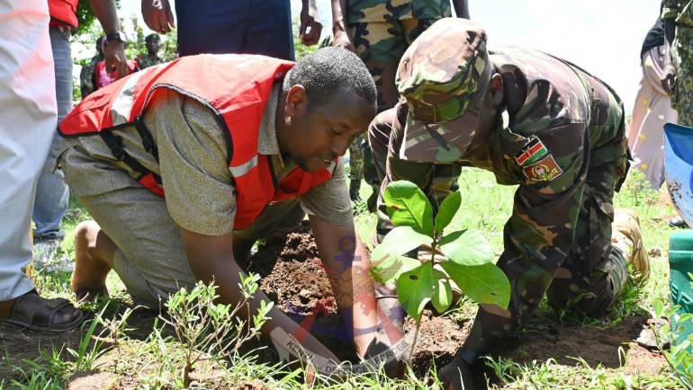 KDF PARTICIPATES IN RED CROSS @60 EVENT IN WITU, LAMU COUNTY