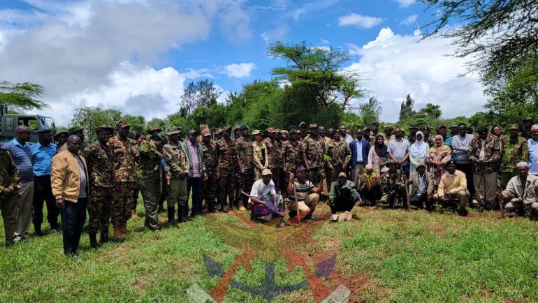 KDF LED A MULTI AGENCY TREE PLANTING INITIATIVE AT KUBI DIBAYU CULTURAL CENTRE