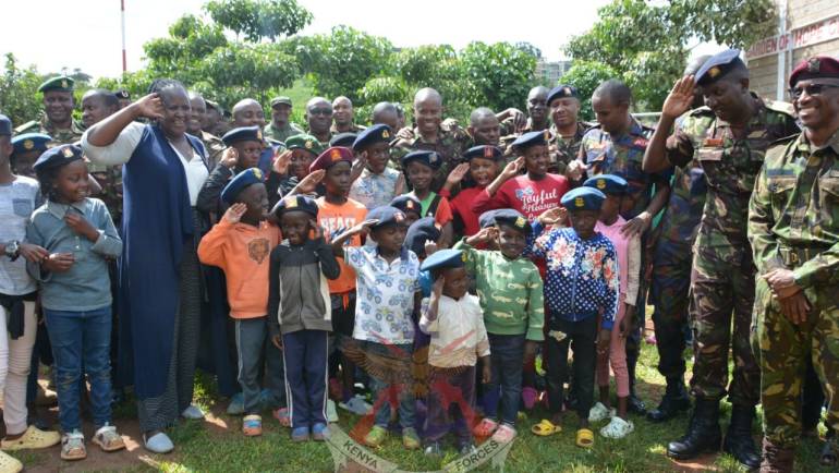 JOINT COMMAND AND STAFF COLLEGE VISITS GARDEN OF HOPE AND HURUMA CHILDREN’S HOMES