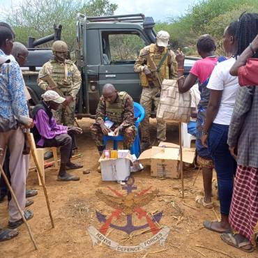 KDF WELCOMES MURUAI RESIDENTS BACK HOME