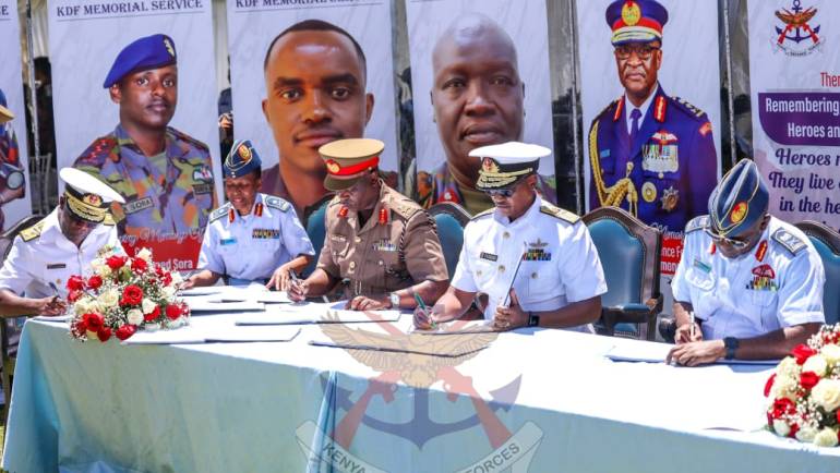 KDF MARKS FIRST ANNIVERSARY WITH MEMORIAL SERVICE HONOURING FALLEN HEROES AND HEROINE
