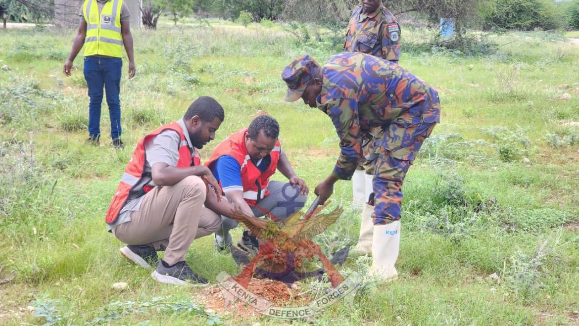 WAJIR AIR BASE PARTICIPATES IN ENVIRONMENTAL CONSERVATION