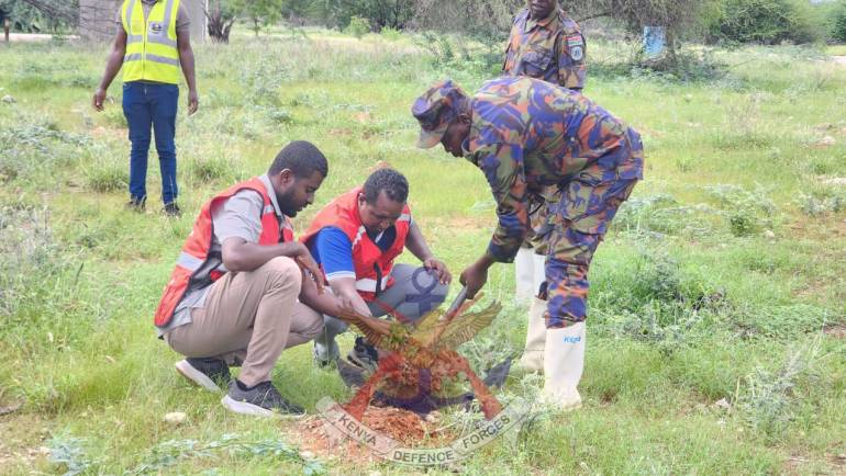 WAJIR AIR BASE PARTICIPATES IN ENVIRONMENTAL CONSERVATION