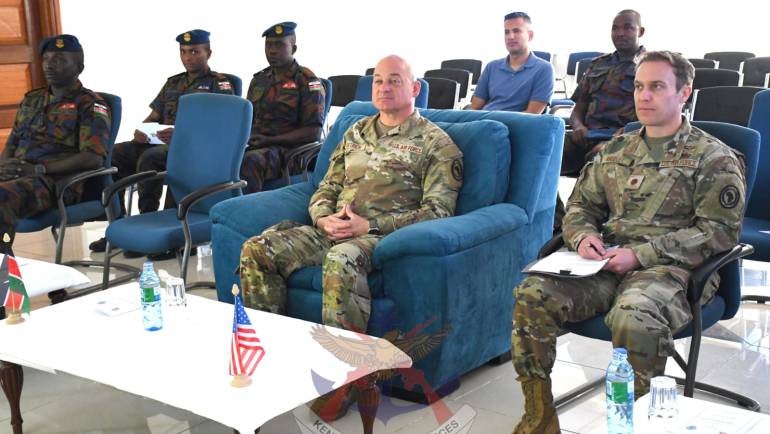 US AFRICOM DIRECTOR OF LOGISTICS VISITS LAIKIPIA AIR BASE
