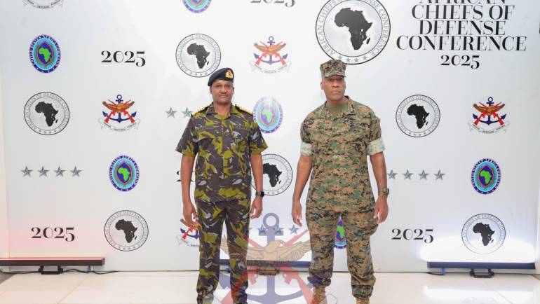 CDF AND USAFRICOM COMMANDER CONDUCT WALKTHROUGH AHEAD OF ACHOD 2025