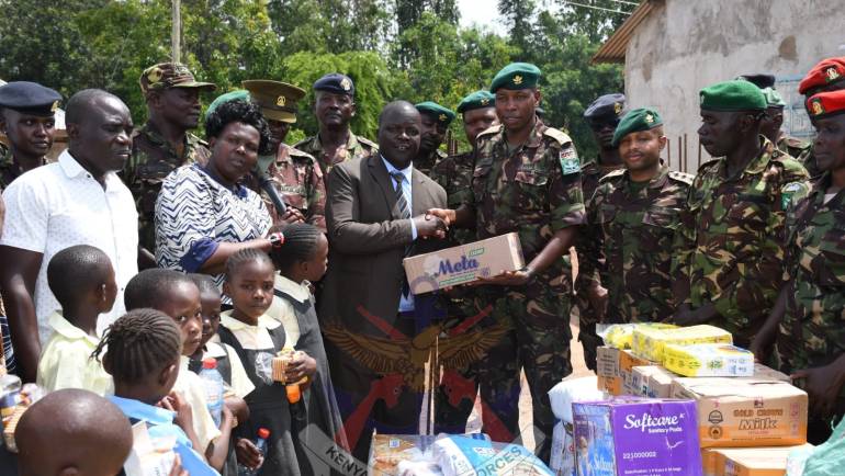 KDF TOUCHES HEARTS IN HOMABAY WITH MADARAKA DAY OUTREACH