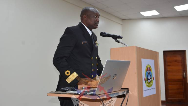 LECTURE OF OPPORTUNITY BY DEPUTY COMMANDER KENYA NAVY