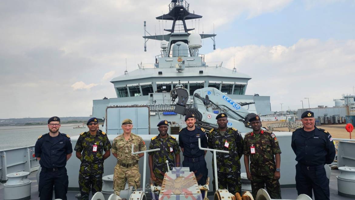 COMMANDER KENYA NAVY ATTENDS COMBINED NAVAL EVENT