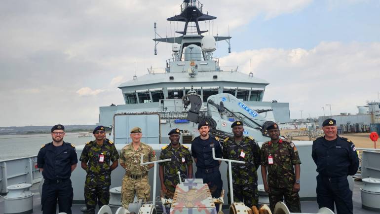 COMMANDER KENYA NAVY ATTENDS COMBINED NAVAL EVENT