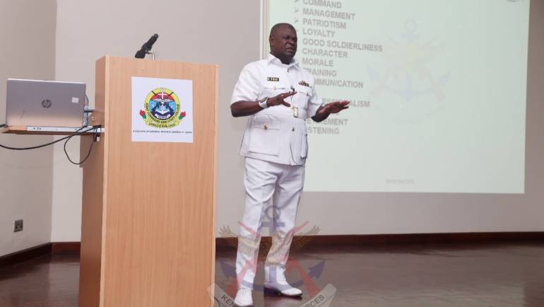 DFSM DELIVERS LECTURE OF OPPORTUNITY AT JOINT COMMAND AND STAFF COLLEGE, KAREN