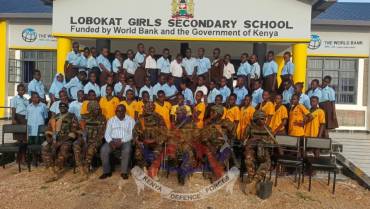 KDF TROOPS INSPIRE HOPE AT LOBOKAT GIRLS’ SCHOOL THROUGH MOTIVATIONAL TALK